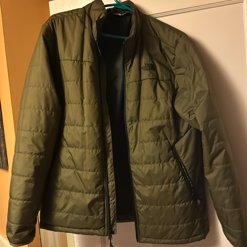Men's northface 100% polyester jacket
